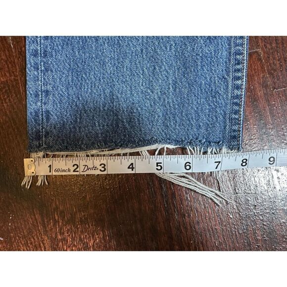 Reformation 90's Mom Jean High Rise Teton Wash Size 26 - Picture 9 of 10